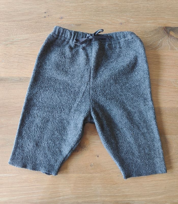 Pantalon chaud gris foncé taille 1 mois Bout'chou