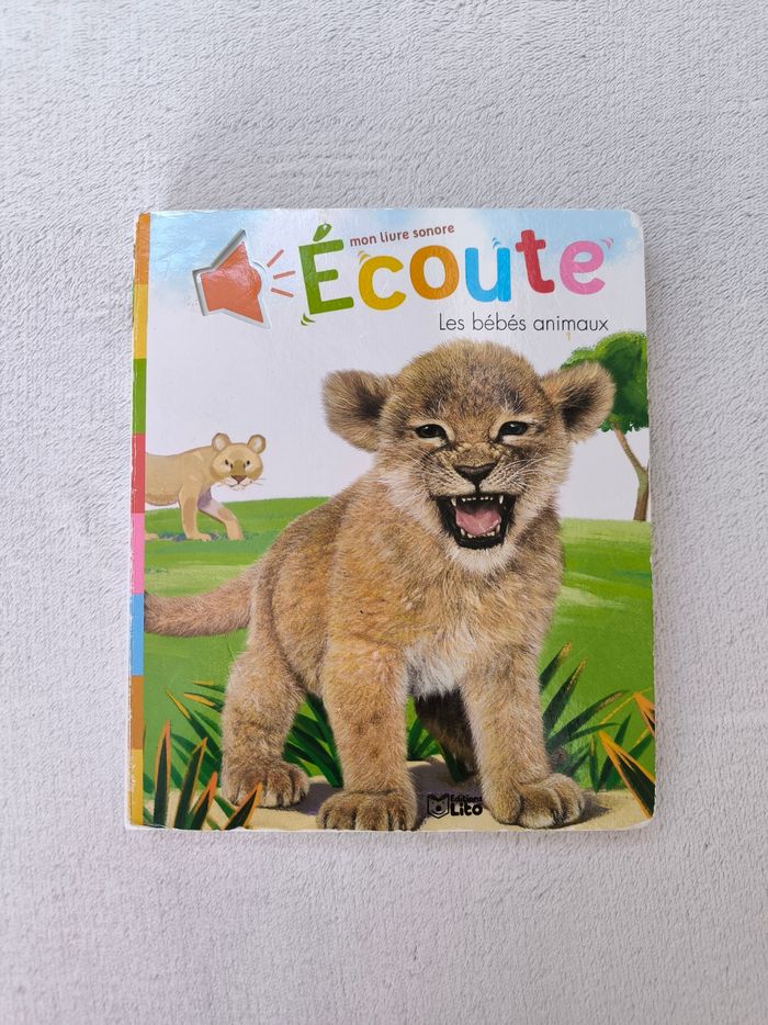 Livre sonore Écoute les bébés animaux Lito - photo numéro 2
