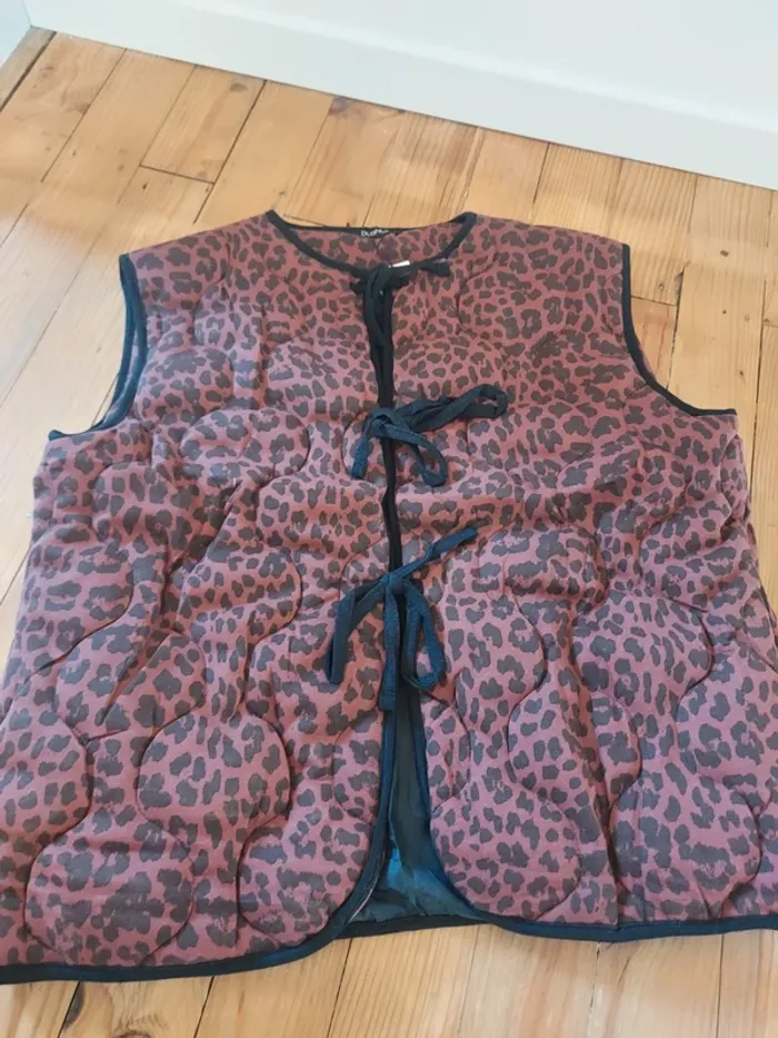 Veste sans manches léopard 🐆