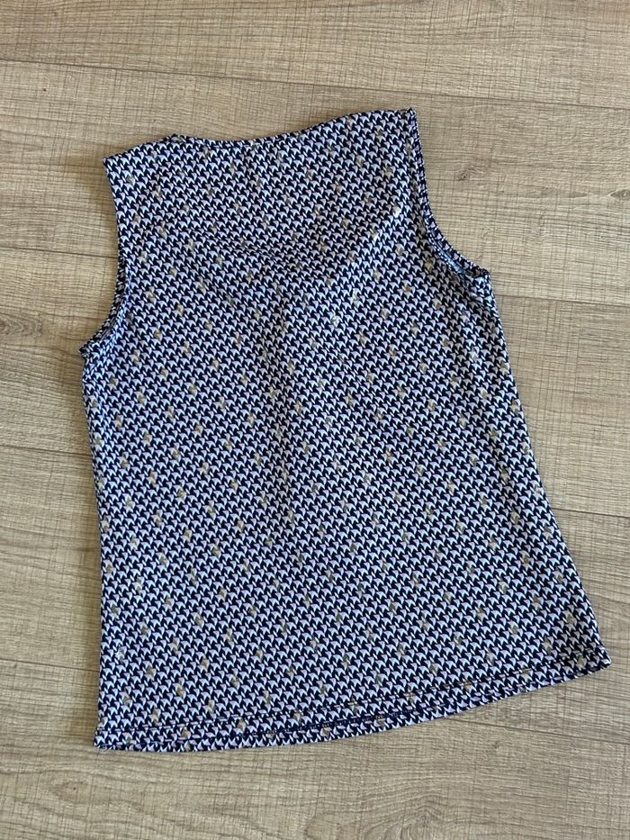 Blouse imprimée sans manches Morgan taille S jamais portée - photo numéro 5