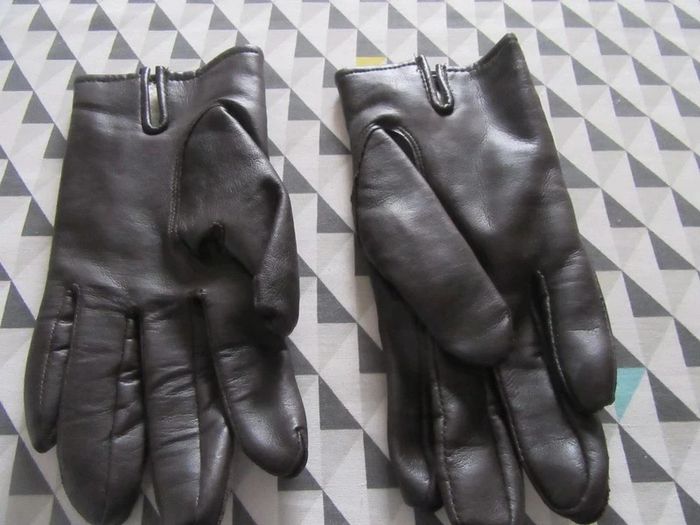 Gants femme simili cuir taille 7 - photo numéro 2