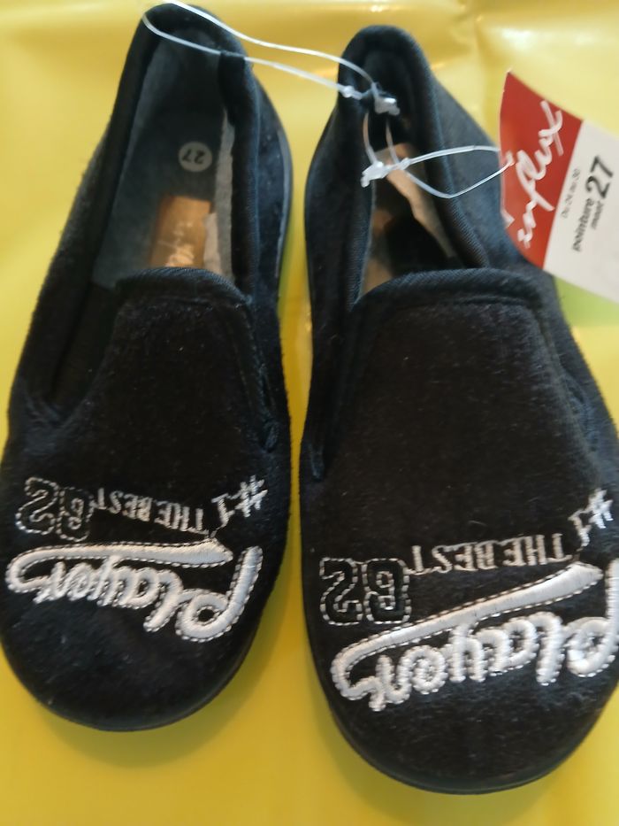 chaussons garcon noir et blanc 30 - photo numéro 3