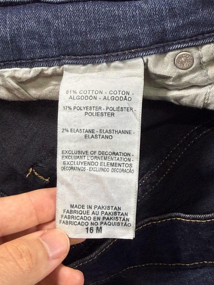 Short en jean Levi’s Signature femme taille L 16M Curvy Skinny bleu foncé SL00825 - photo numéro 10