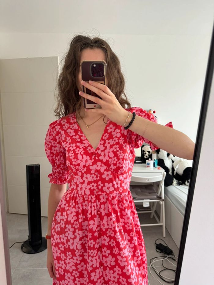 Robe longue à imprimé fleurs Influence - photo numéro 2