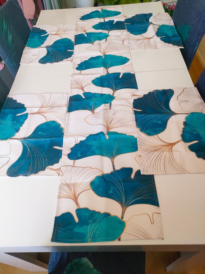 Ensemble Sets de table fleur Ginkgo - photo numéro 4