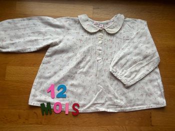 Jolie blouse Bonpoint 12 mois fille