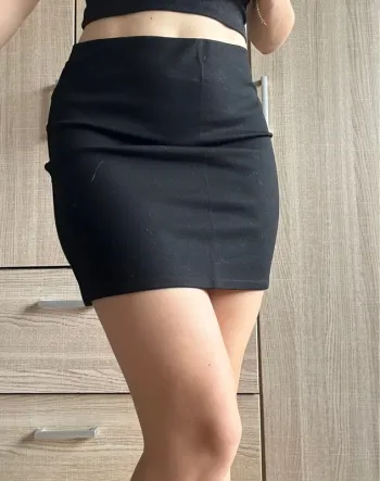 Mini jupe noire moulante