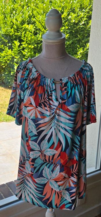 Blouse fleuries adonice taille unique