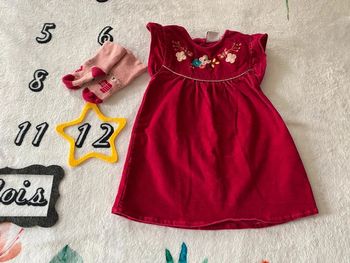 Robe velours 12 mois