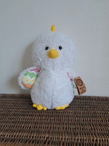 Peluche poussin neuve 40 cm Max et sax