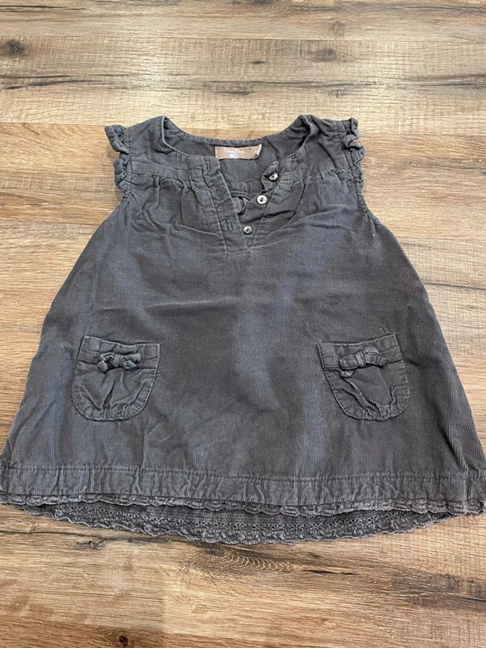 Robe velours 6 mois bébé rêve