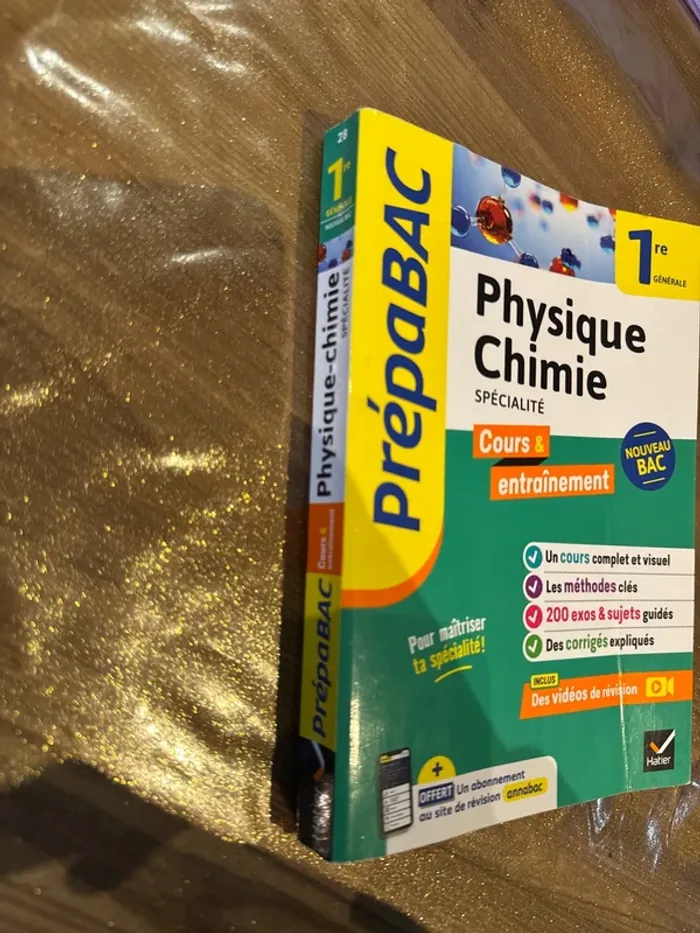 Livre, prépabac physique, chimie, spécialité, première générale - photo numéro 2