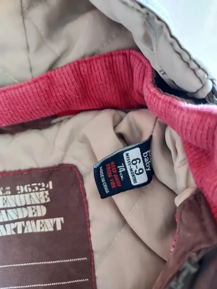 manteau "Zara Baby" 6/9 mois - photo numéro 4
