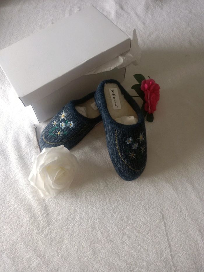 Magnifique pantoufles fourré