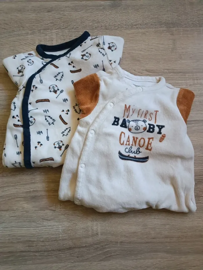 Lot de 2 pyjamas - 1 mois - Orchestra