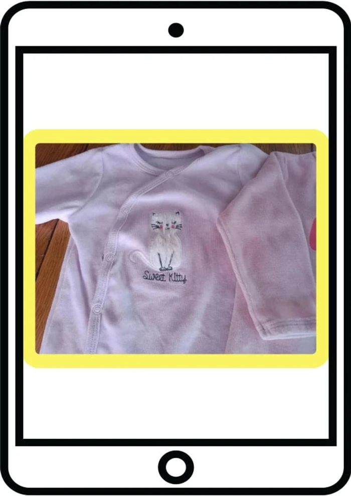 Lot 3 pyjama 6 mois - photo numéro 5