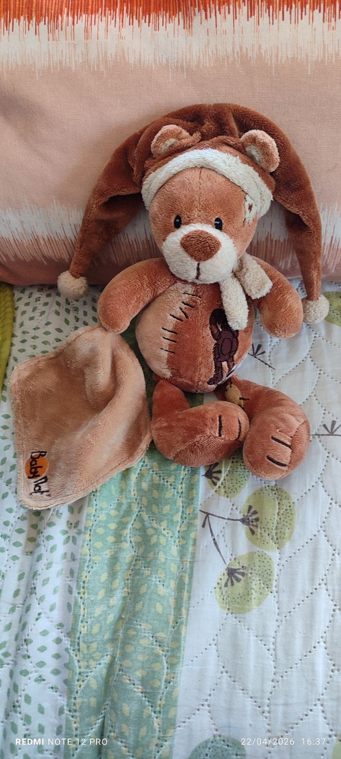Doudou ours. Baby Nat vintage - photo numéro 1