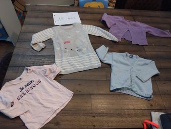 Lot de vêtements bebe filles hivers 18 mois