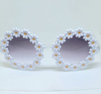Lunettes fleurs marguerites