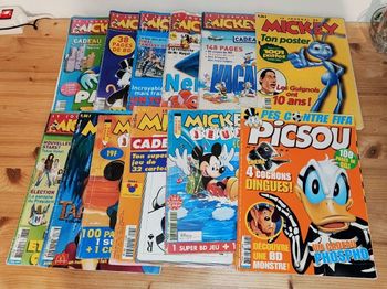 📚 11 magazines "Le journal de Mickey" + Picsou