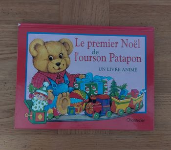 Le premier Noël de l'ourson Patapon - livre animé avec languettes et en 3 dimensions