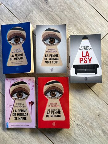 Collection complète la femme de ménage Freida McFadden + la psy