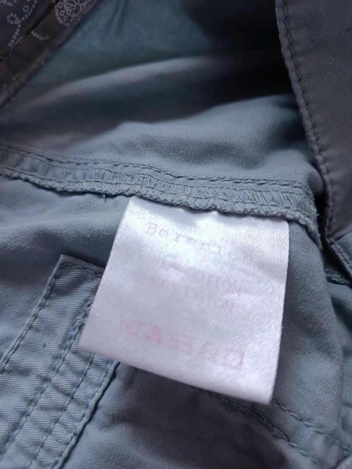 Jupe coton bleu gris 36 - photo numéro 3
