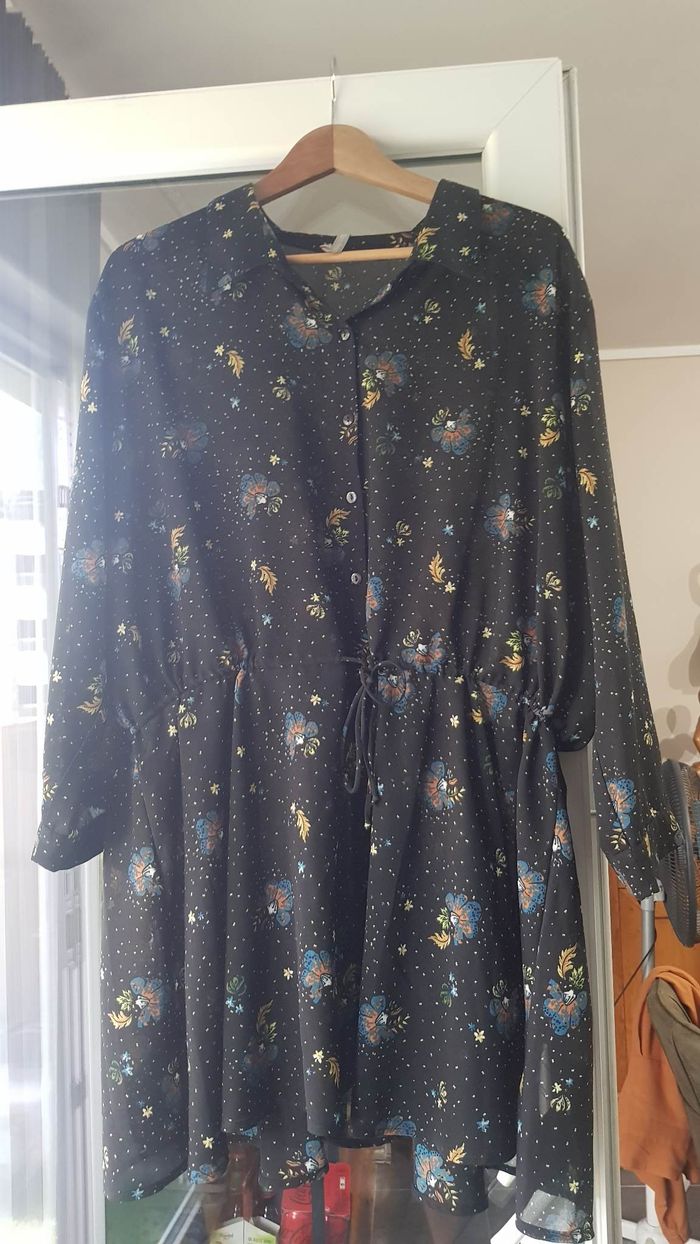 femme tunique longue