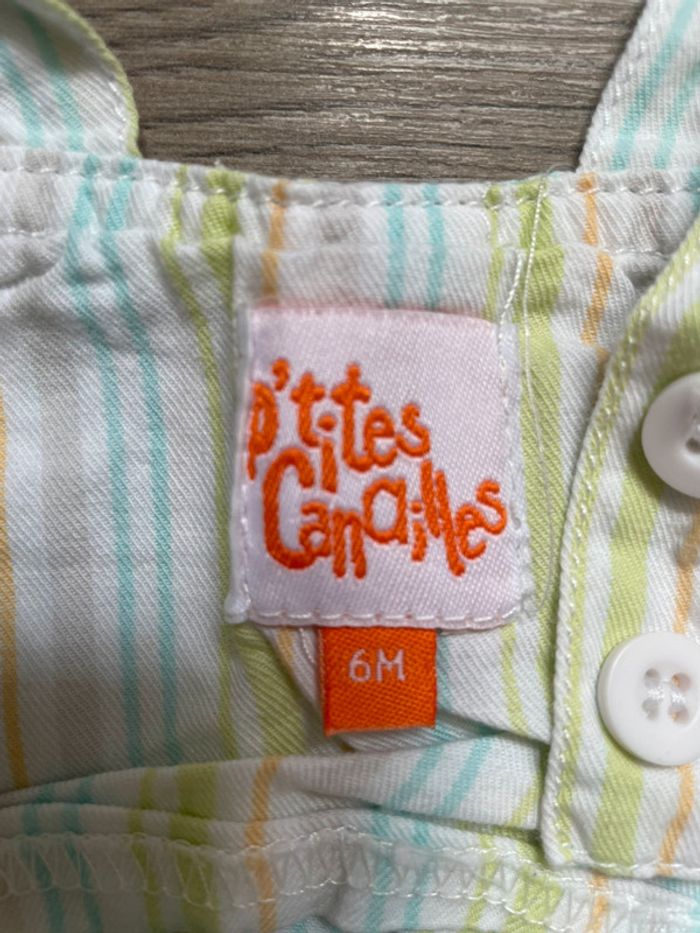 Ensemble salopette - t shirt 6 mois - photo numéro 2