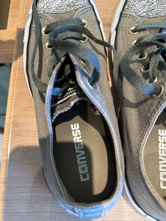 Jolies baskets basses effet craquelé femme - photo numéro 5