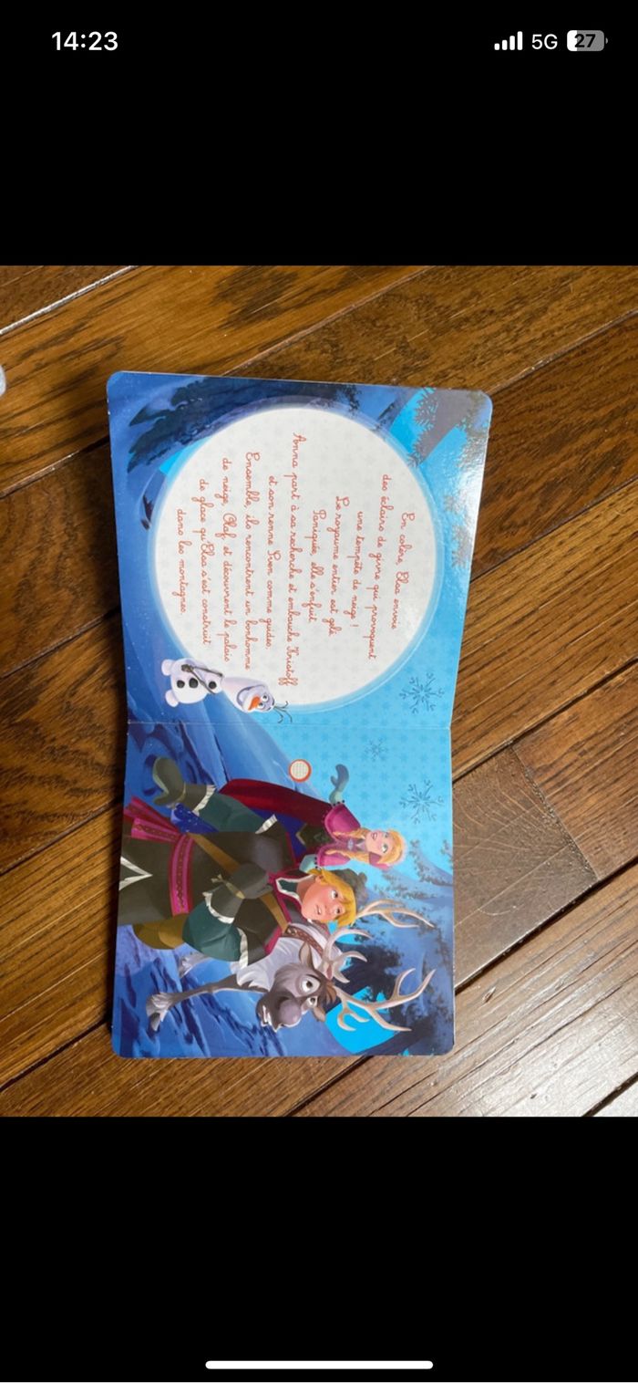 Livre sonore reine des neiges - photo numéro 2