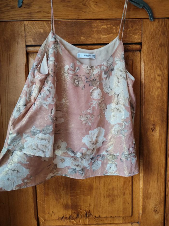 Top fleuri Mango taille M - photo numéro 3