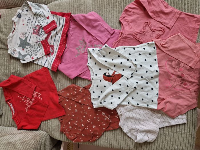 Lot de 8 maillot longue manche