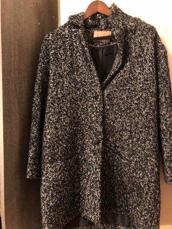 Manteau moucheté laine taille 42/44