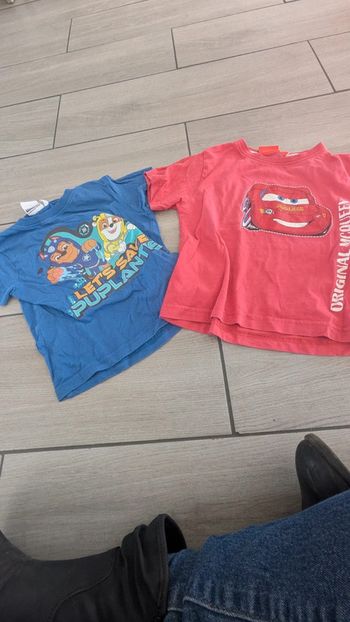 Lot haut manches courtes 3 ans