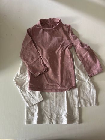 Lot de 2 tee-shirts col roulé Kiabi 3 ans