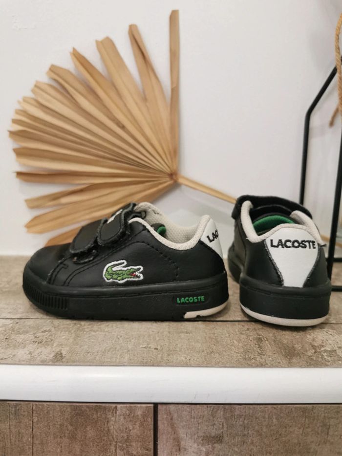 🌿Basket Lacoste enfant taille 19 - photo numéro 4