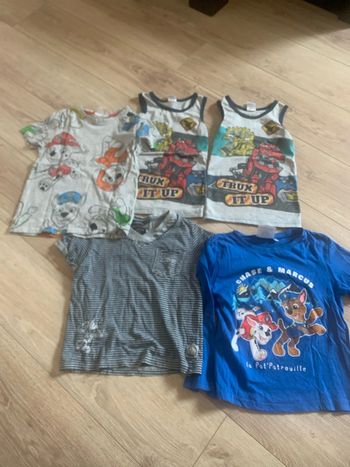 Lot tee-shirts *