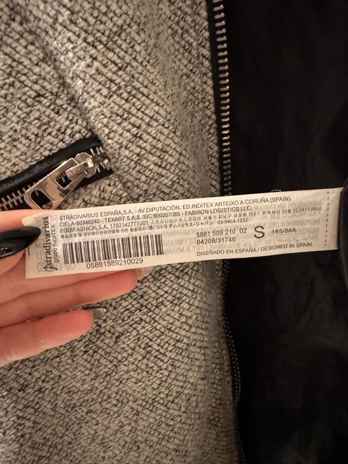 Veste grise Stradivarius - photo numéro 6