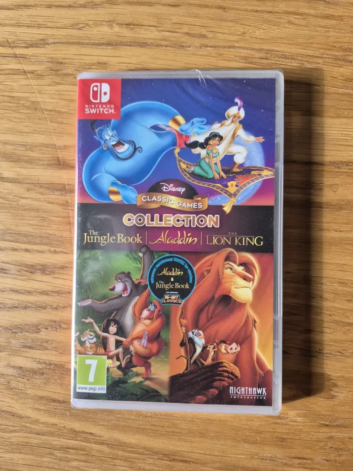 Disney Classic Games Collection Aladdin Le Roi Lion Nintendo Switch Neuf Scellé