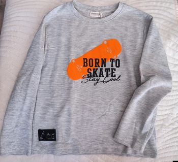 Tee-shirt manches longues Orchestra "Born to Skate" 8 ans