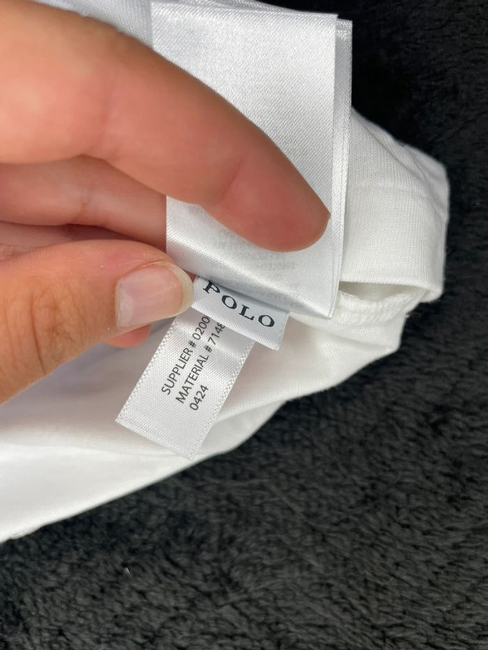 T-shirt Polo Ralph Lauren Neuf Blanc - photo numéro 8