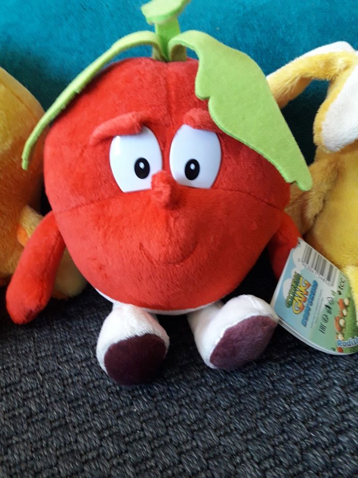 lot 5 peluches fruits et légumes - photo numéro 5