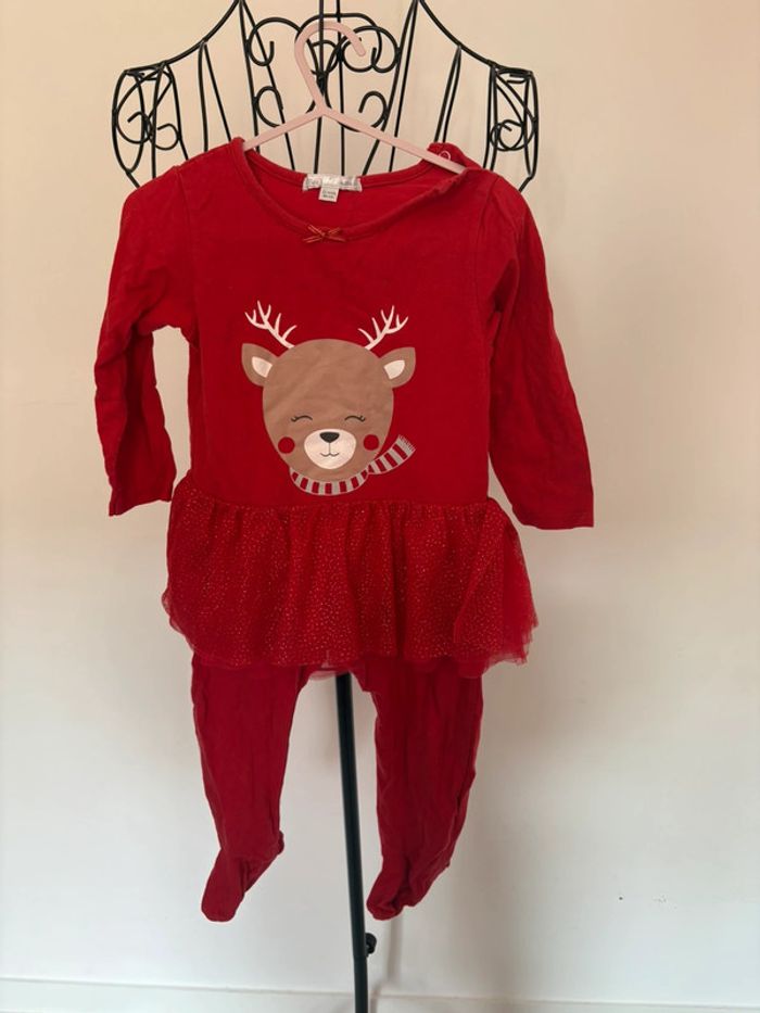 đ Pyjama NoĂ«l fille â Mes Petits Cailloux â 23 mois (86 cm)