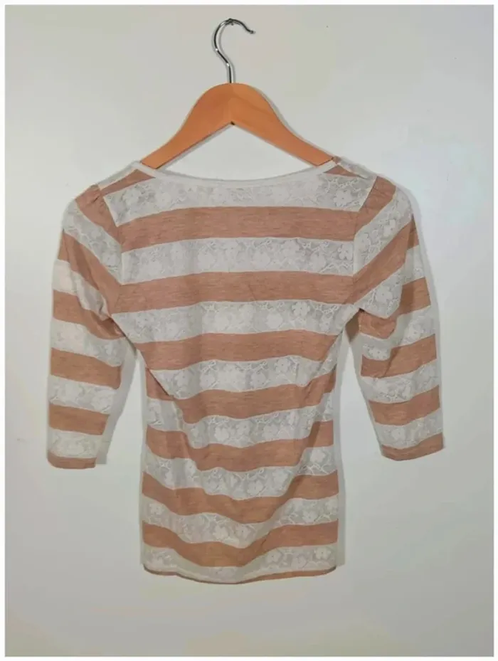 T-shirt rayures etam 36 - photo numéro 2