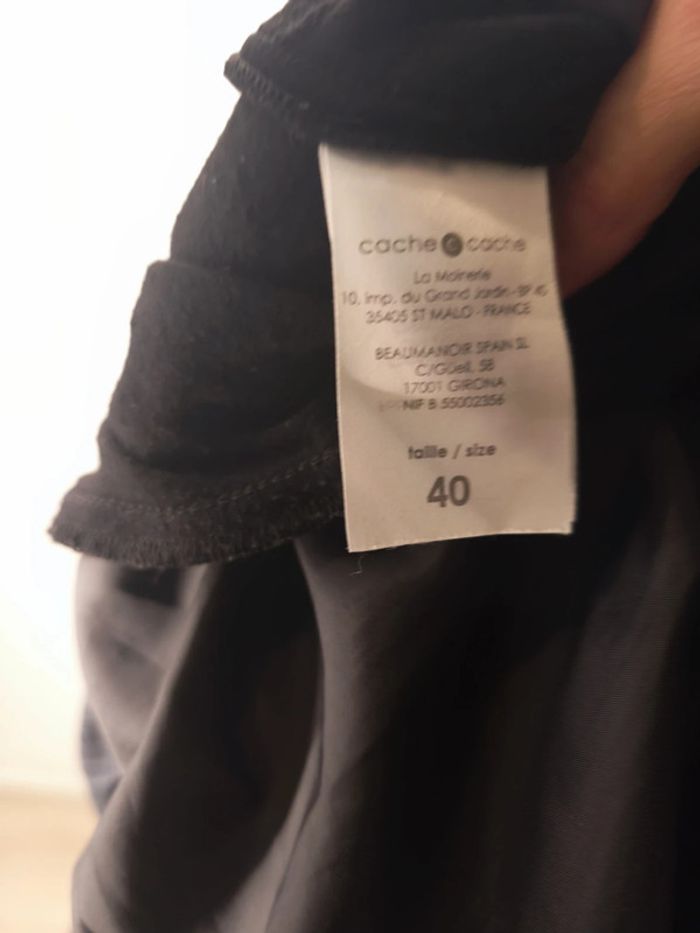 Robe Cache Cache Femme Taille 40 Noir - photo numéro 8