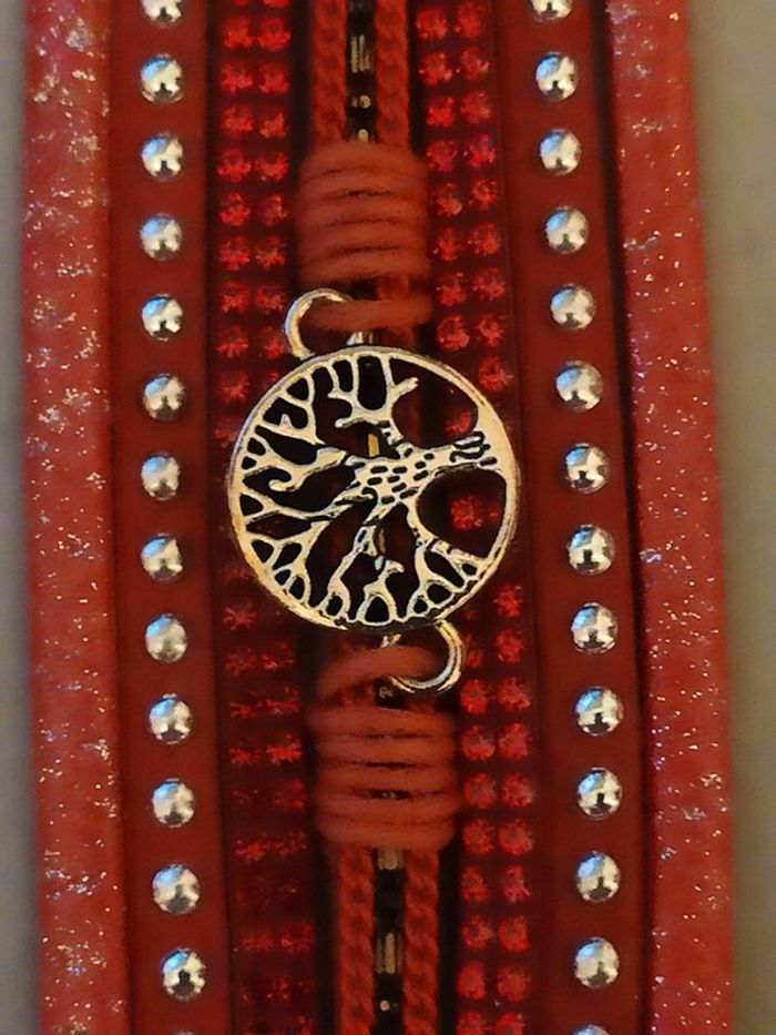 Bracelet fantaisie rouge