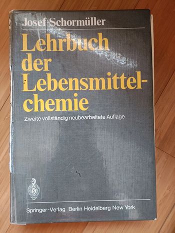Lehrbuch der Lebensmittelchemie