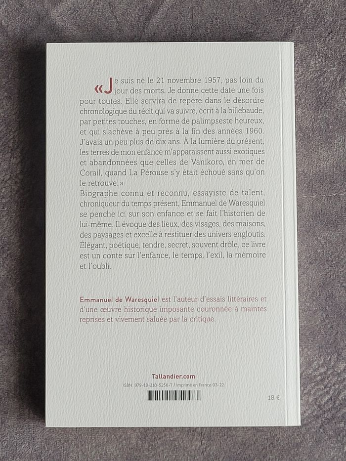 Voyage autour de mon enfance - Récit Emmanuel de Waresquiel - photo numéro 2