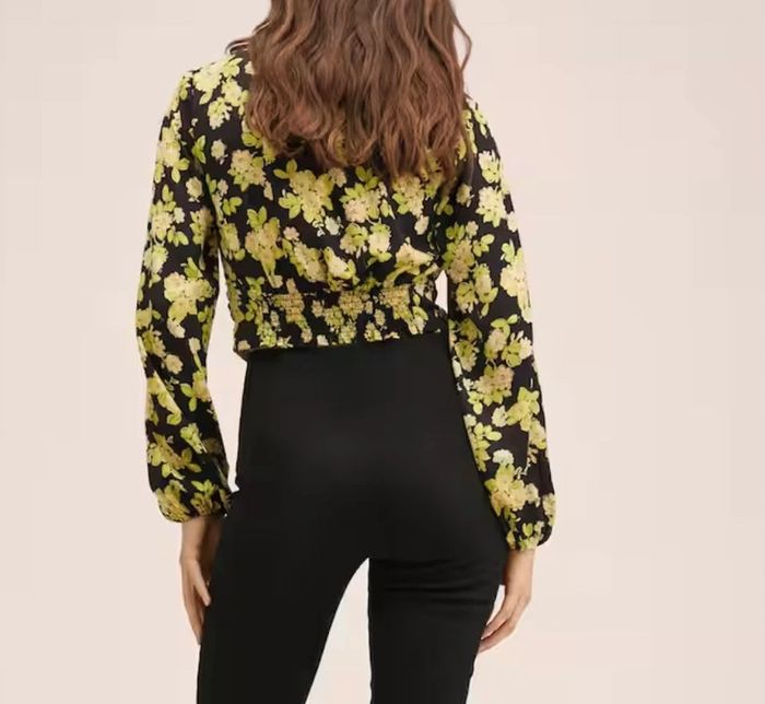 Blouse cache coeur à fleurs - Mango - photo numéro 4